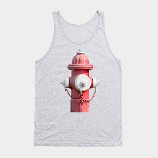 Faded Red and White Super Centurion Tank Top